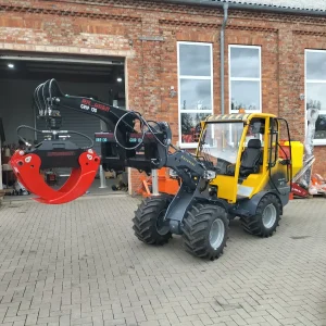 Rückezange Grip 130 3t für Frontlader mit Rotator Euroaufnahme