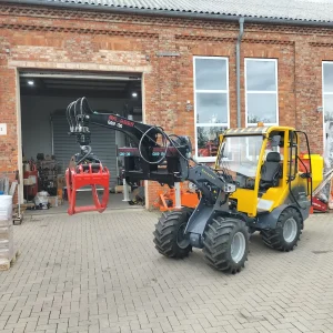 Rückezange Grip 130 3t für Frontlader mit Rotator Euroaufnahme