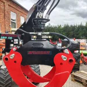 Rückezange Grip 130 3t für Frontlader mit Rotator Euroaufnahme