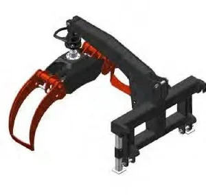 Rückezange Grip 130 3t für Frontlader mit Rotator Euroaufnahme
